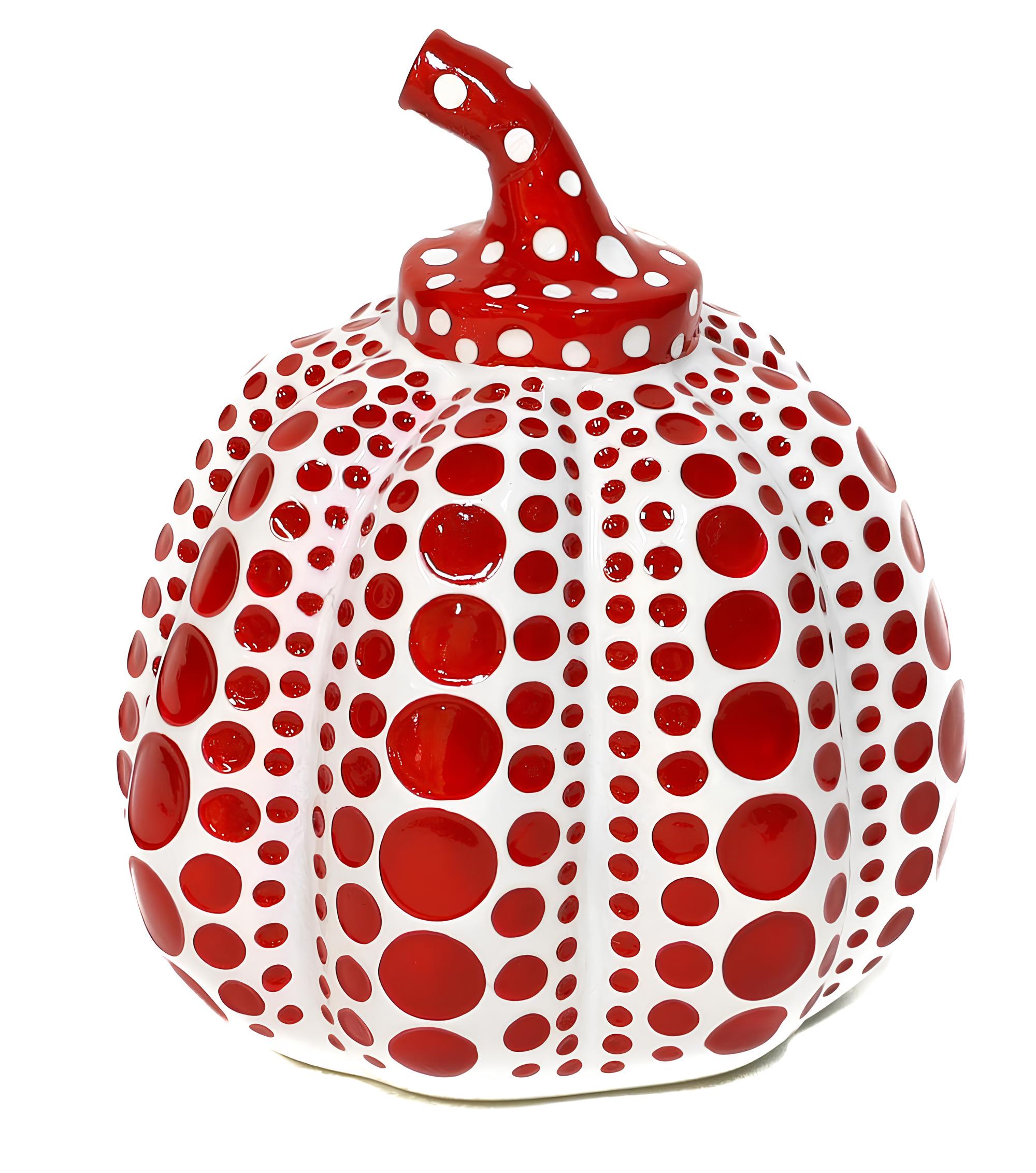 Yayoi Kusama 草間 彌生, Pumpkin, Red/white, Limited Edition