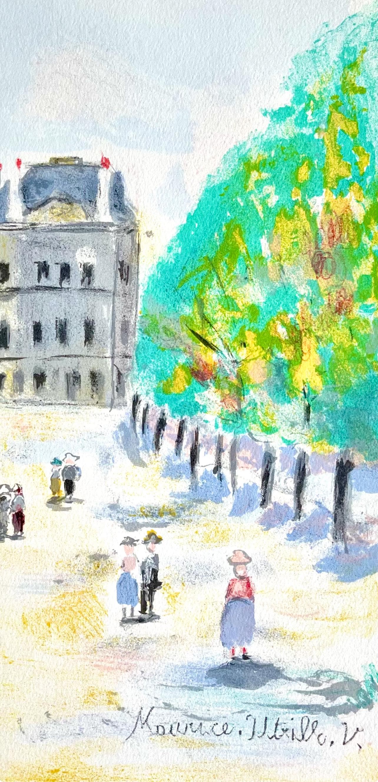 モーリス・ユトリロ、ルーヴル美術館 (リヴォリ通り)、パリ