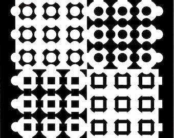 Victor Vasarely, Composition, Corpusculaires, Limited Edition Héliogravure