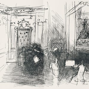 Raoul Dufy, Dessin, Lettre à mon peintre Raoul Dufy, Limited Edition Lithograph