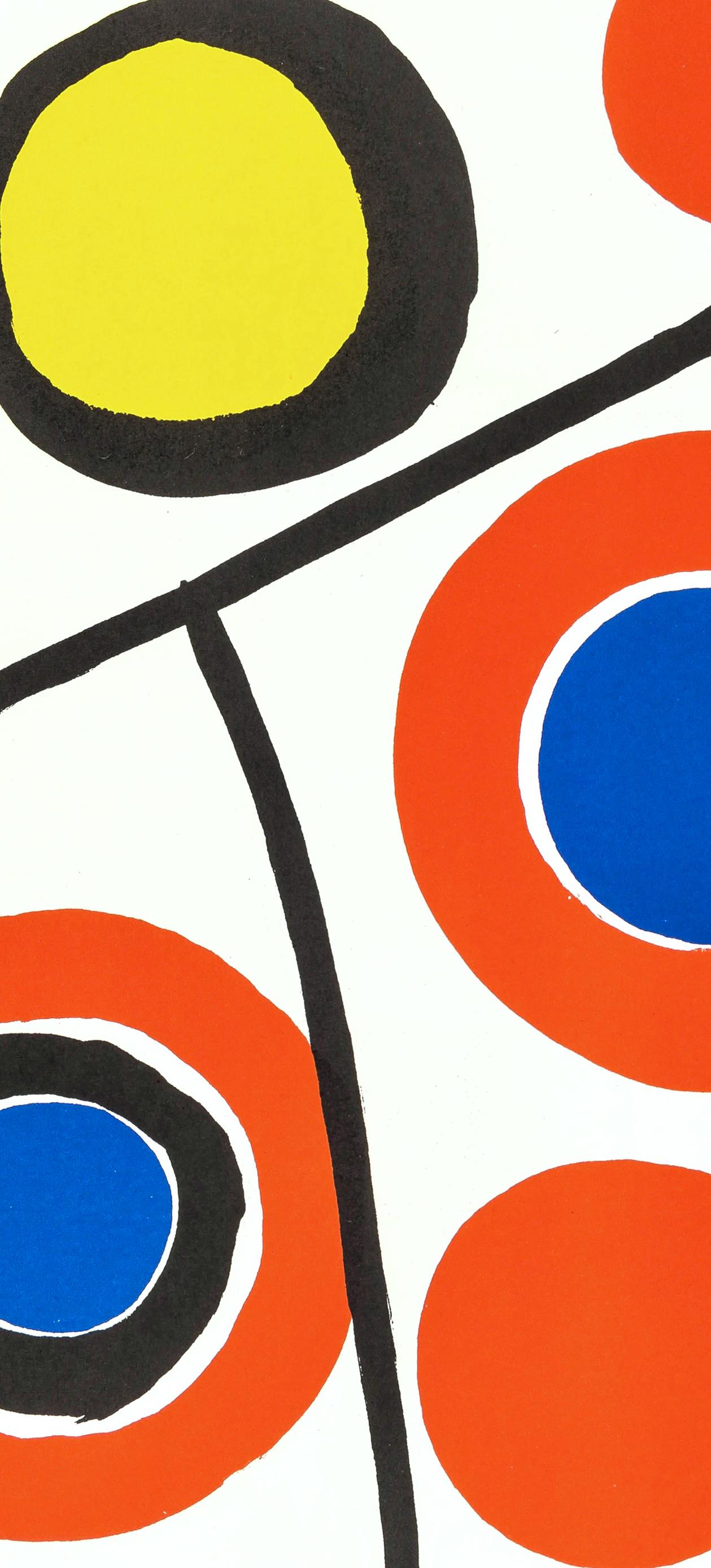 Alexander Calder, Composition, Derrière Le Miroir, Limited Edition