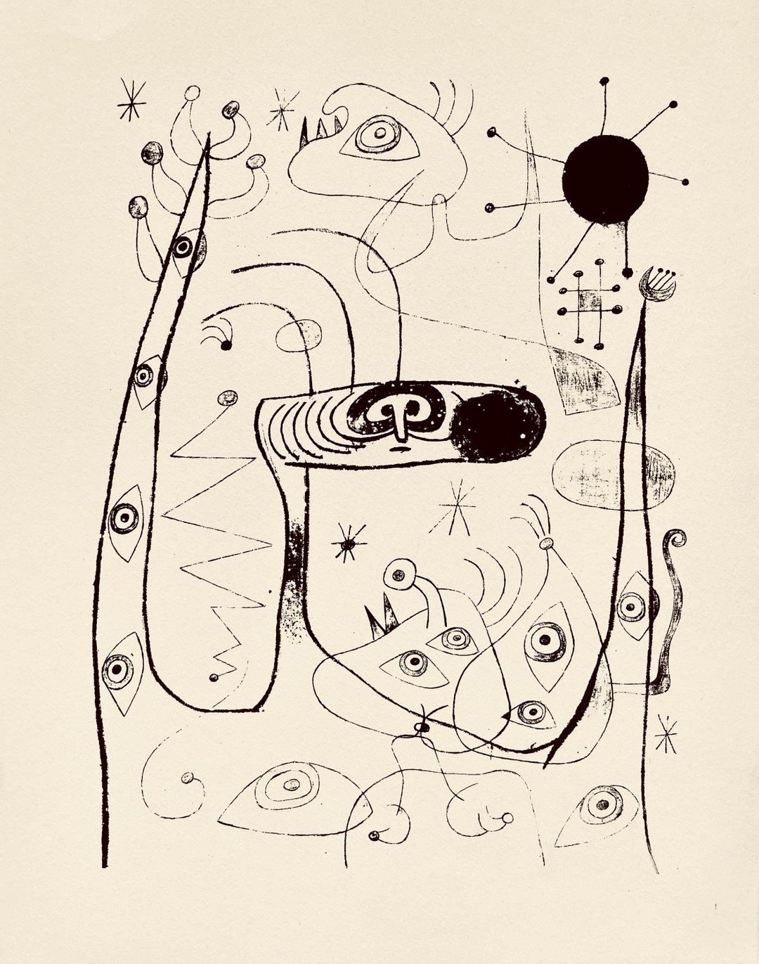 ジョアン・ミロ、コンポジション、ジョアン・ミロの版画、限定版