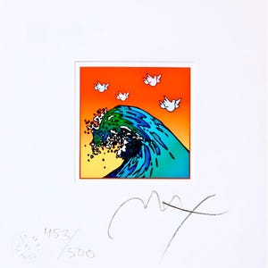 Peter Max Dove - Etsy