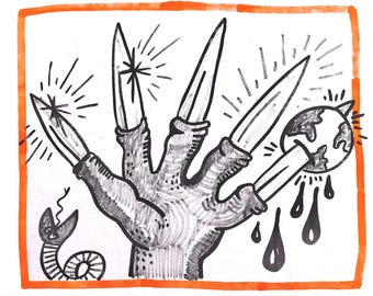 Keith Haring, Composition, Against All Odds, Limited Edition Lithograph