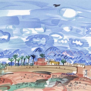 Raoul Dufy, Au Maroc, Lettre à mon peintre Raoul Dufy, Limited Edition Lithograph