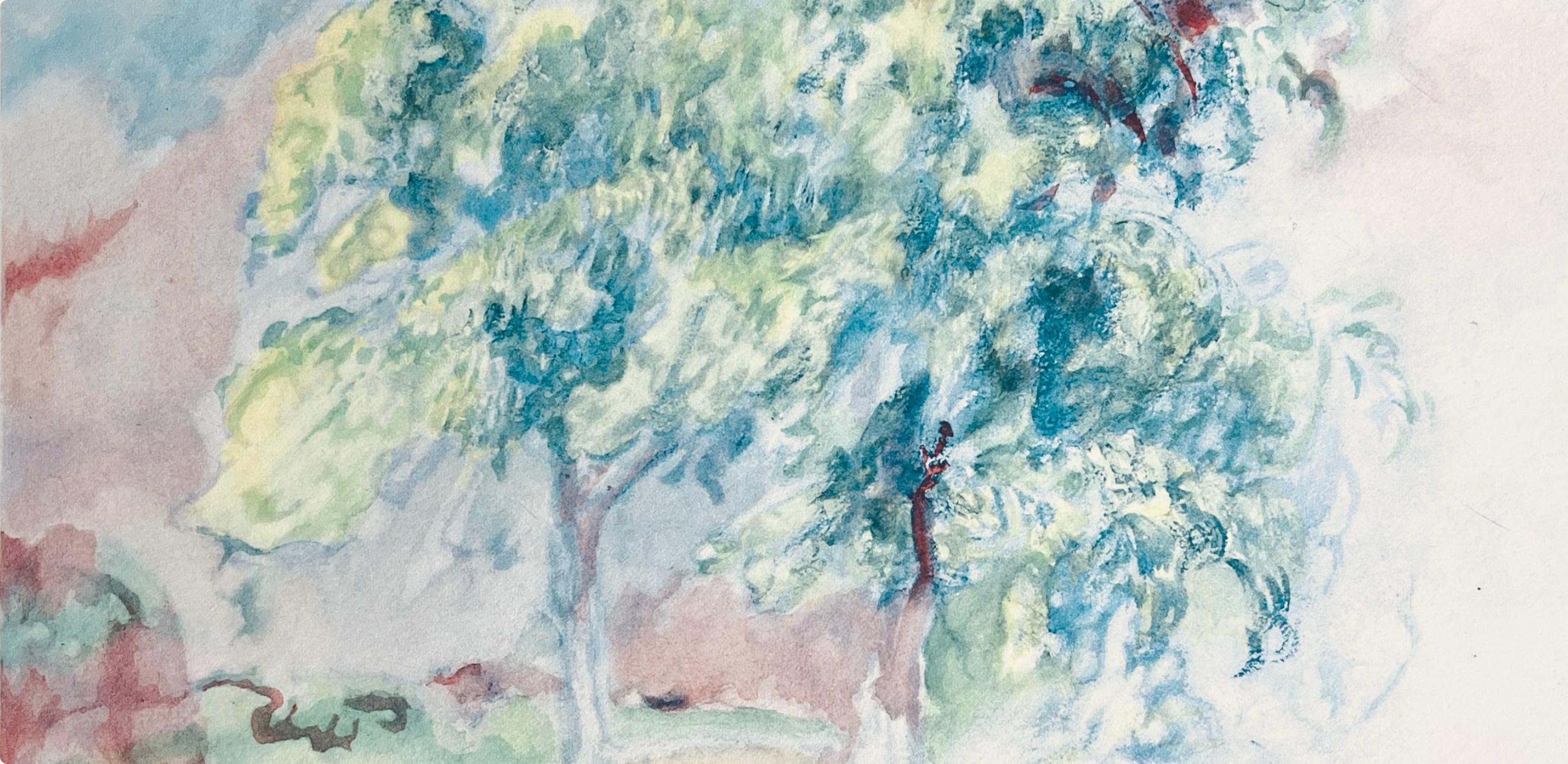 Pierre-auguste Renoir, Composition, Seize Aquarelles Et Sanguines