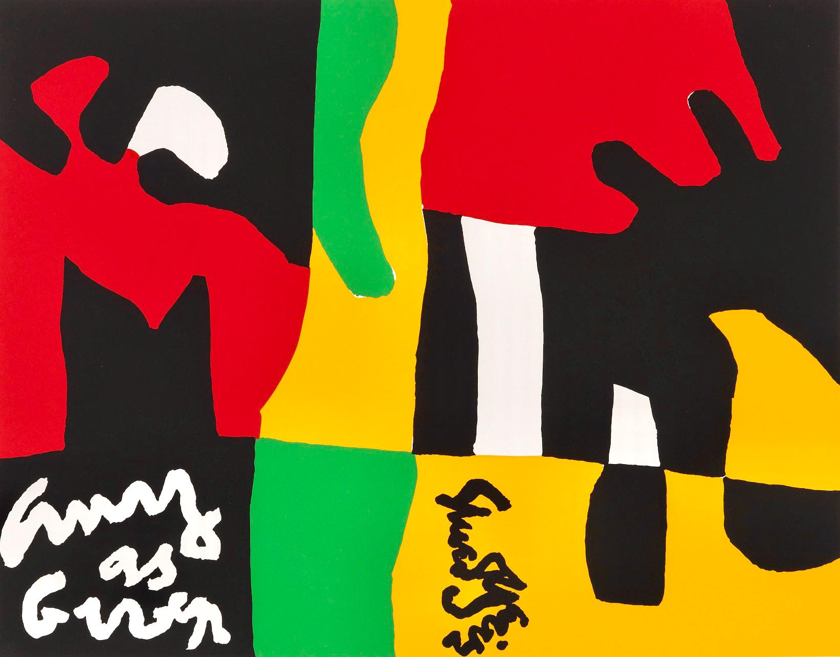 Stuart Davis Tournos Bright Abstract Fine Art Print American