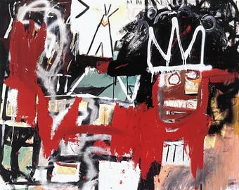Jean-Michel Basquiat, Sin título, Edición oficial, Impresión de pigmento de archivo