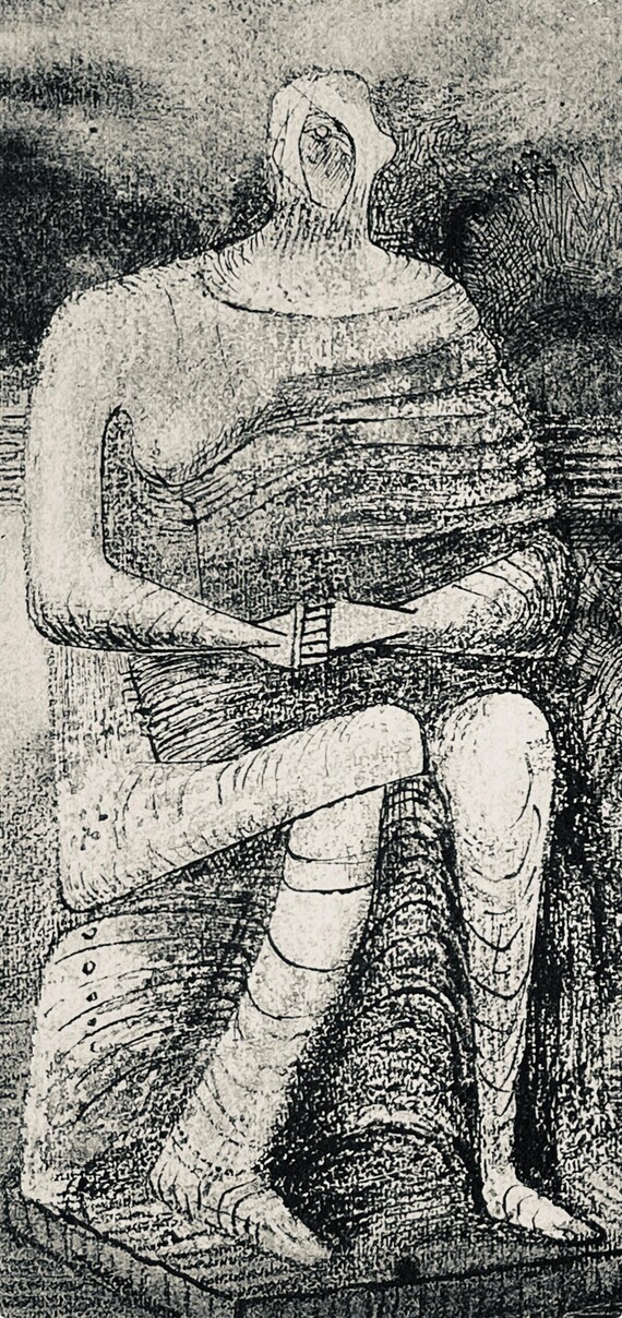 Henry Moore, Seated Figures, the Drawings of Henry Moore, Limited