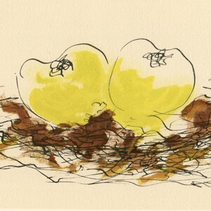 Georges Braque, Pommes, Georges Braque le solitaire, XXe siècle, Limited Edition Lithograph