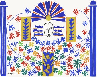 Henri Matisse, Apollo, from Last Works of Matisse, Verve, Revue Artistique et Litteraire, Limited Edition Lithograph, 1958