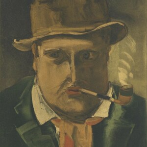 Maurice de Vlaminck, Portrait de l&#39;Artiste, Vlaminck, Signed, Limited Edition Lithograph