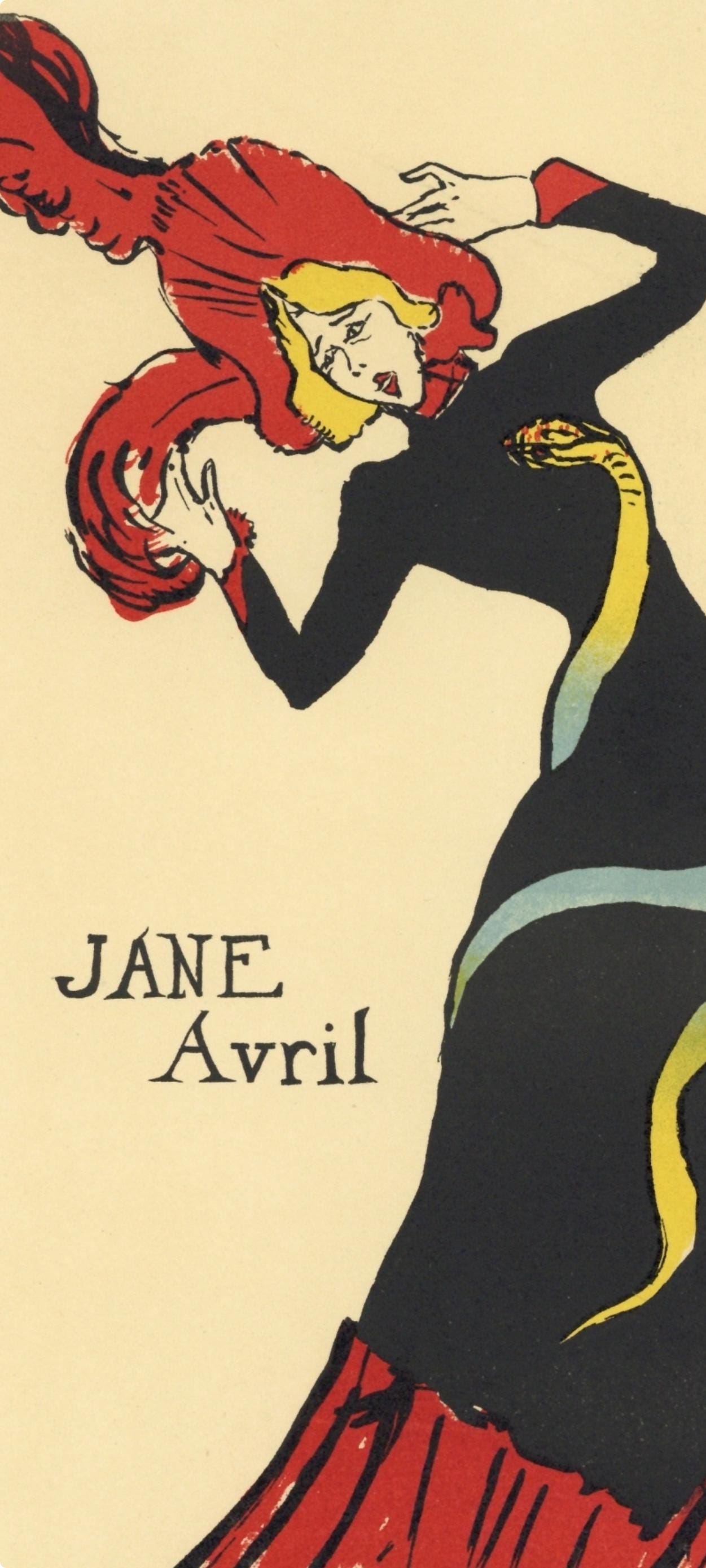 Henri De Toulouse-lautrec, Jane Avril, Les Affiches De Toulouse