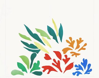 Henri Matisse, Acanthus Leaves, from Last Works of Matisse, Verve, Revue Artistique et Litteraire, Limited Edition Lithograph, 1958