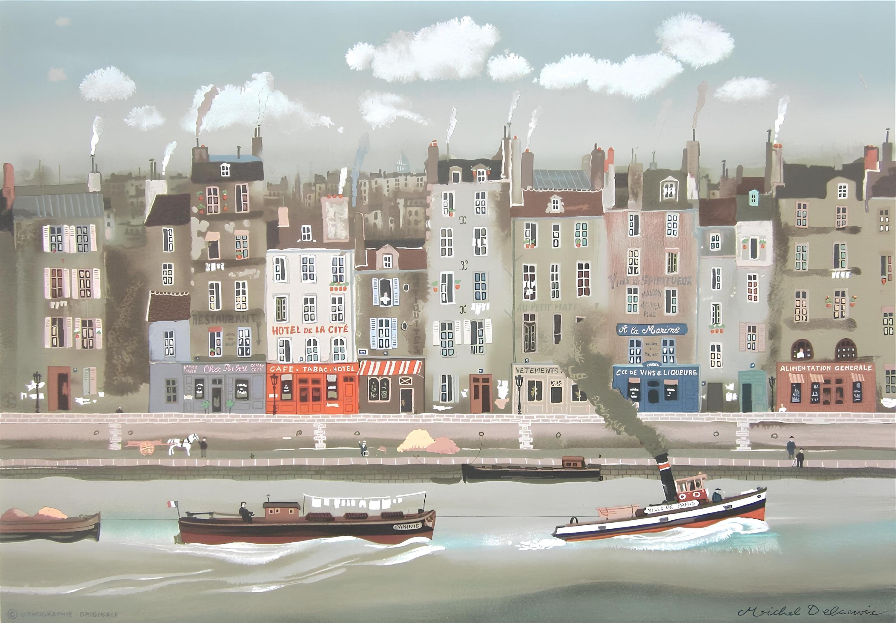 ミッシェル・ドラクロワ、ル・ルモルキュール、限定版リトグラフ