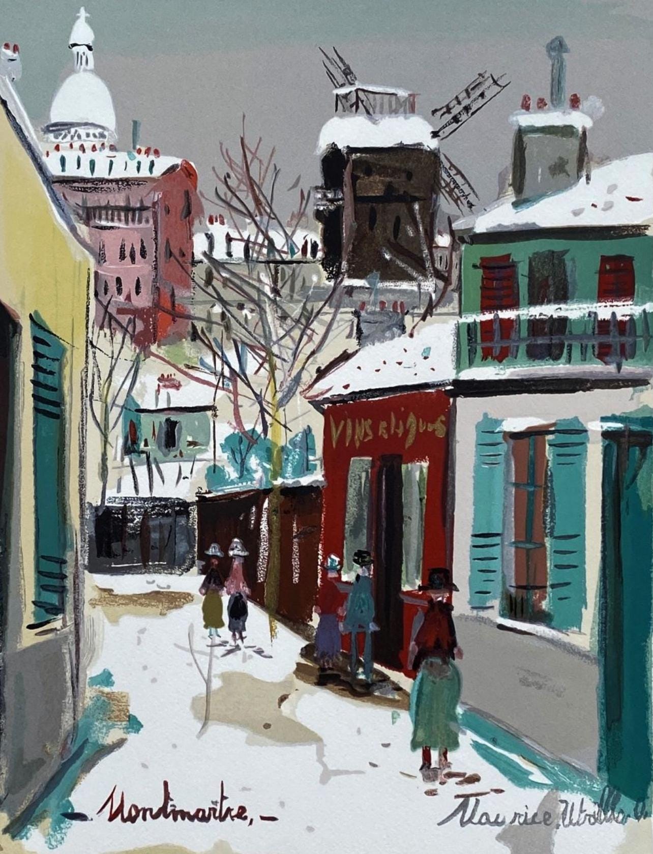 Maurice utrillo - Etsy 日本