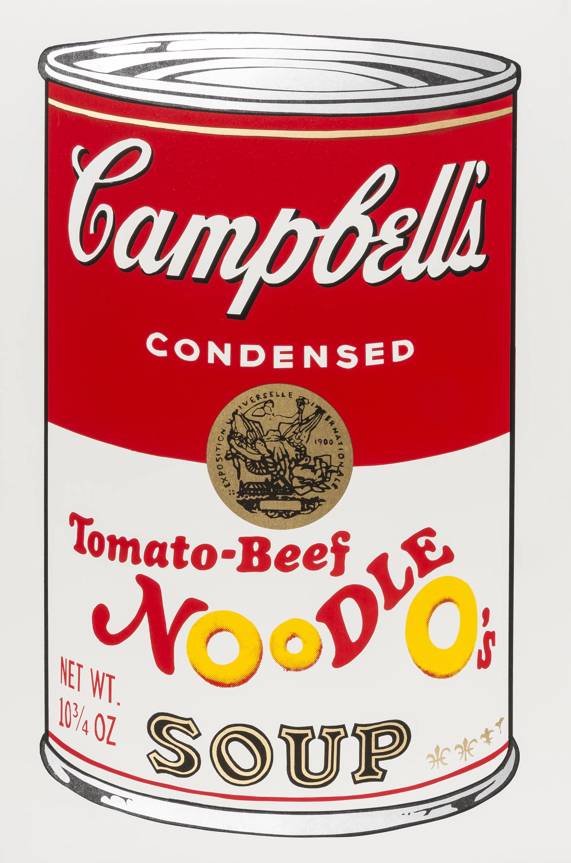 アンディ・ウォーホル、キャンベルスープII、10点組、公式限定版