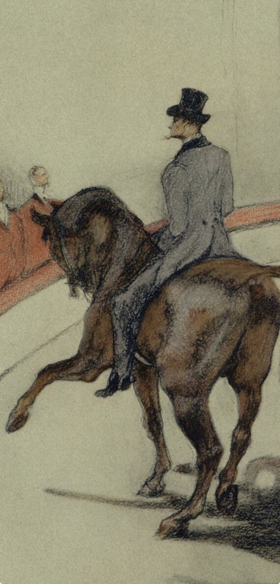 Henri De Toulouse-lautrec, Haute École, the Circus by Toulouse