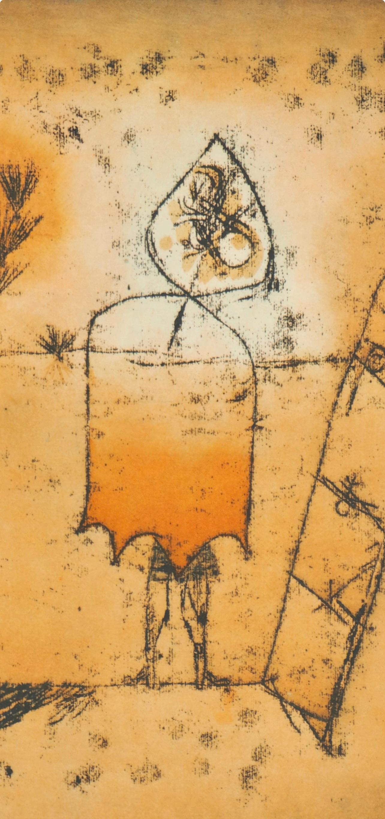 Paul Klee、GEHEIME、超希少画集画、新品額装 Paul Klee、GEHEIME、超