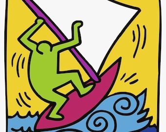 Keith Haring, Bez tytułu (Łódź), Oficjalna edycja sitodruku