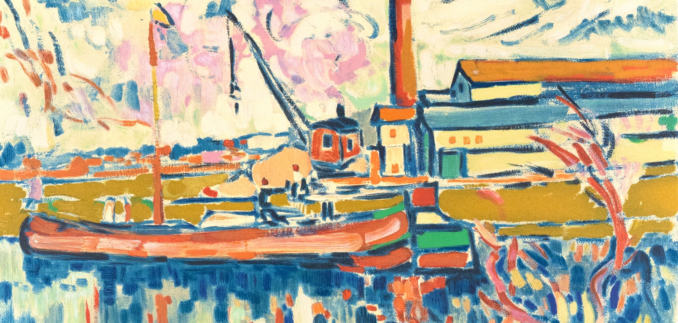 Maurice De Vlaminck, Paysage à Chatou, Fauves, Collection Pierre
