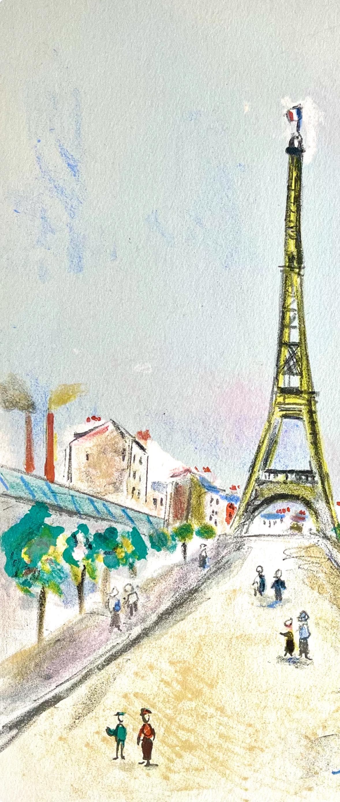 Maurice Utrillo, La Tour Eiffel, Paris Capitale, Limited Edition