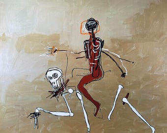 Jean-Michel Basquiat, Riding with Death, Official Edition Archival Pigment Print