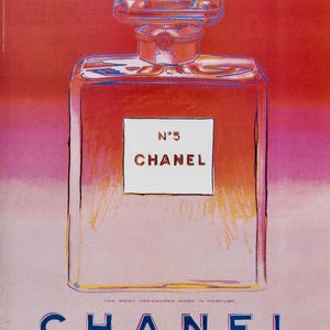 Andy Warhol, Chanel No. 5, Edição Oficial, Litografia da Campanha Publicitária da Chanel Ltd., 1997