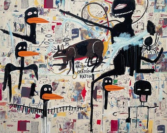 Jean-Michel Basquiat, Sin título, Edición oficial, Impresión de pigmento de archivo