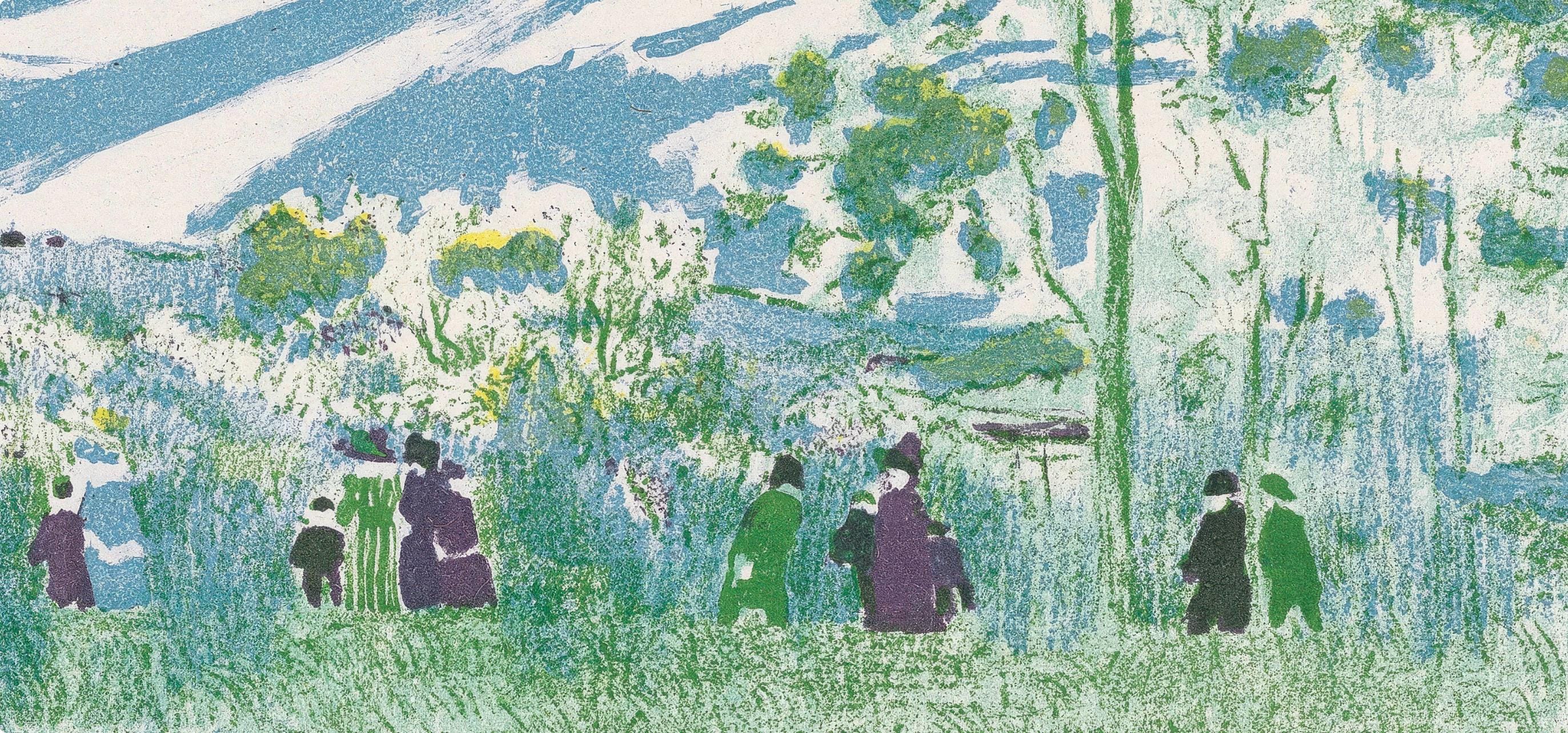 Jean-edouard Vuillard, Across the Fields, From the Graphic Work of