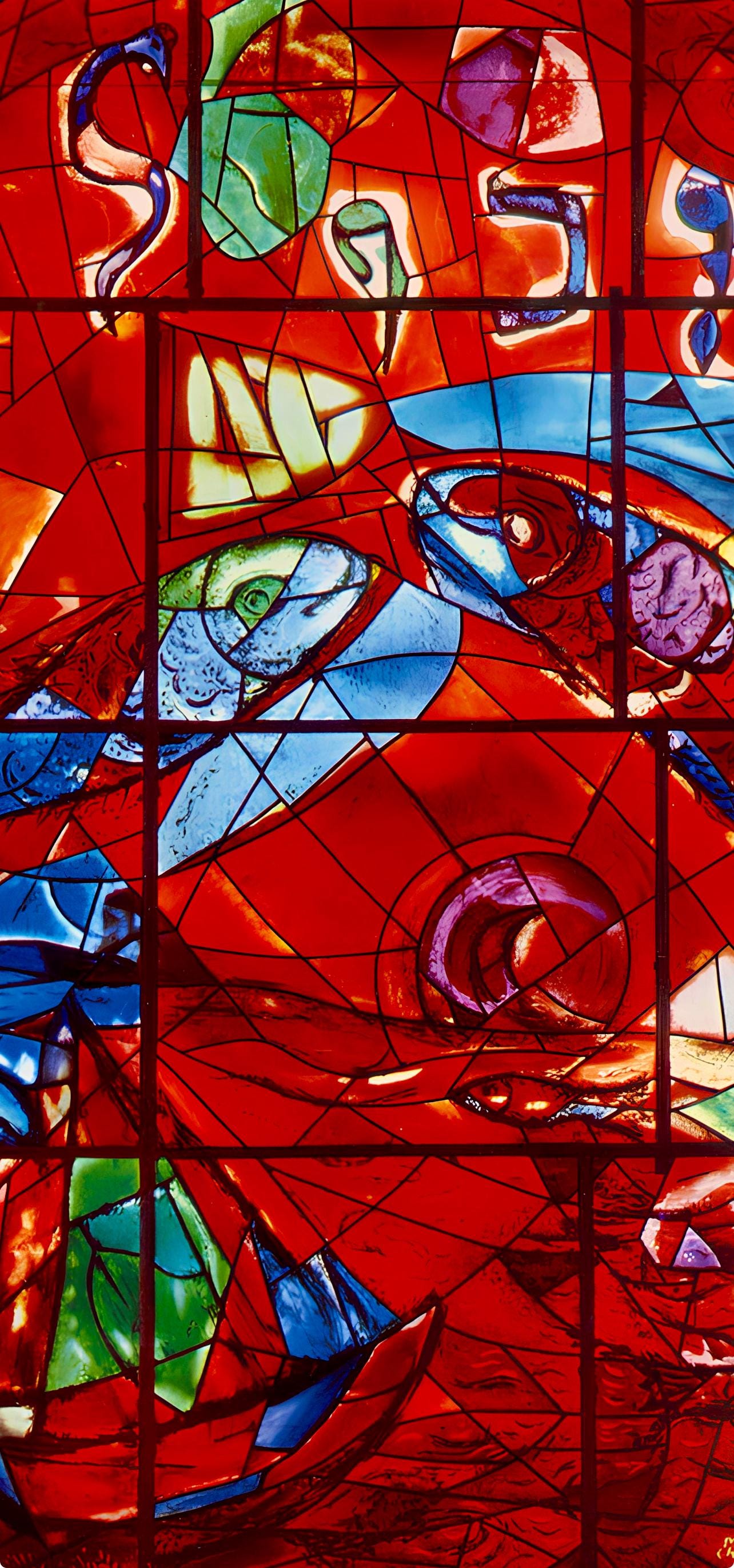 シャガール リトグラフ ゼブルン族 マルク・シャガール、ゼブルン族、エルサレムの窓、限定版リトグラフ