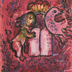 Marc Chagall, Tablets of Law (Mourlot 365; Cramer 49), Limited Edition Lithograph