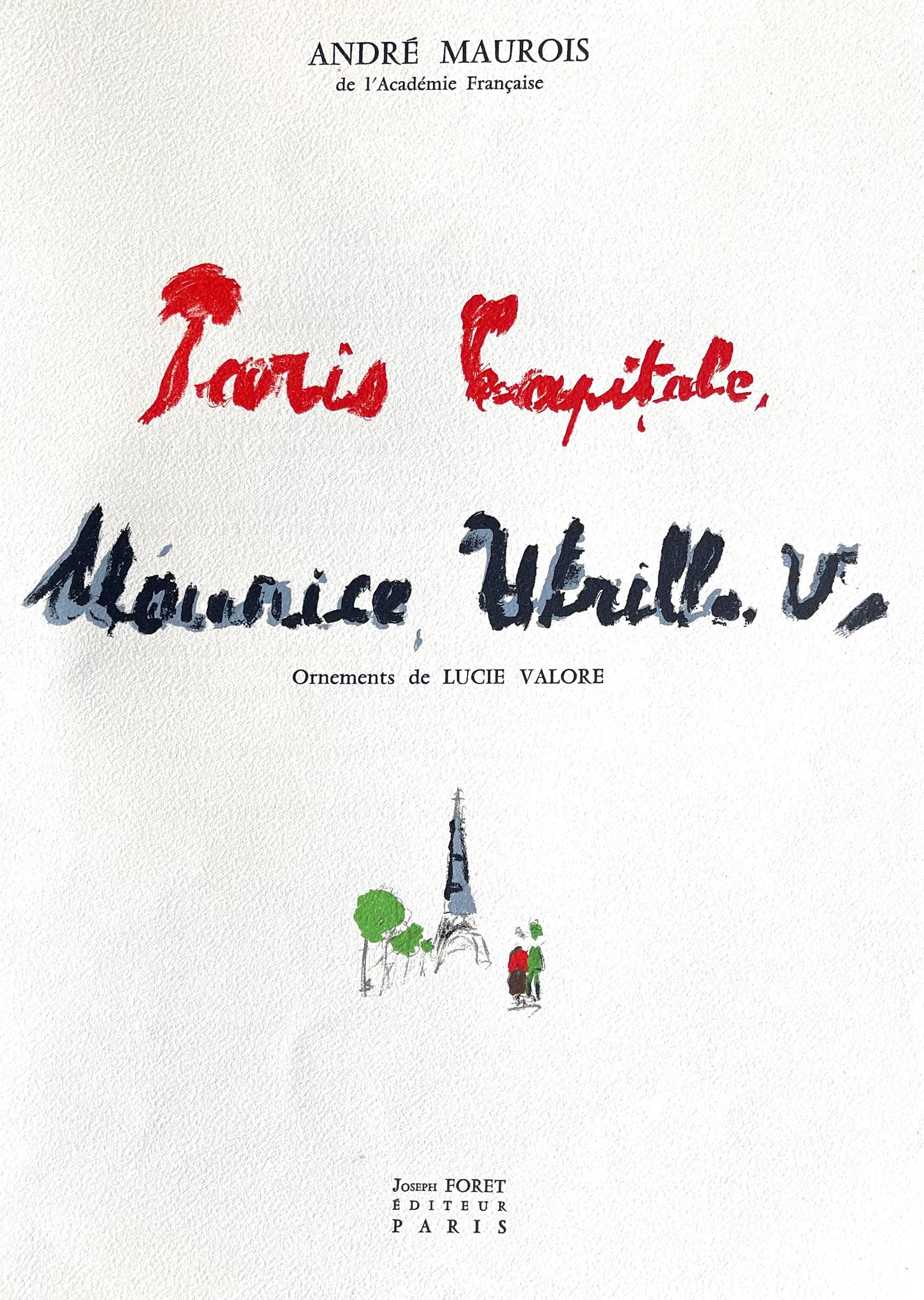 Maurice Utrillo, La Tour Eiffel, Paris Capitale, Limited Edition