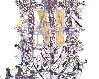 Jean-paul Riopelle – Original Lithograph (back Cover) – Derrière