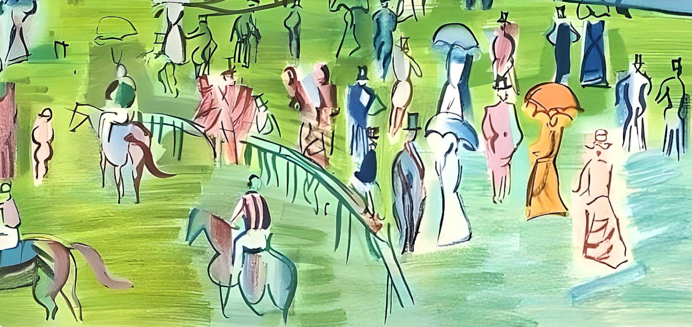 Raoul Dufy, Ascot, Raoul Dufy, Collection Pierre Lévy, Limited