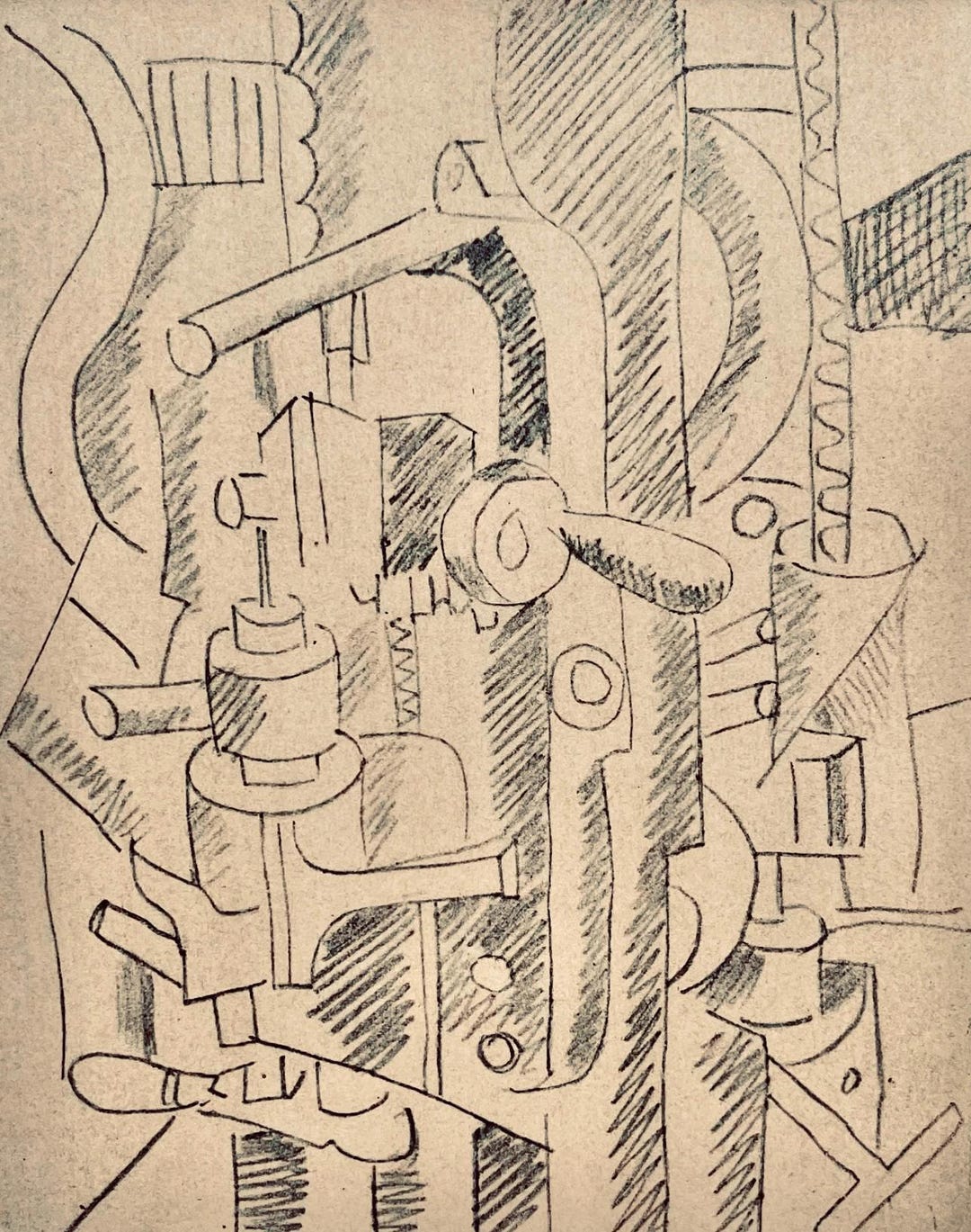 フェルナン・レジェ、「Composition mecanique」 フェルナン・レジェ、「Composition mecanique」