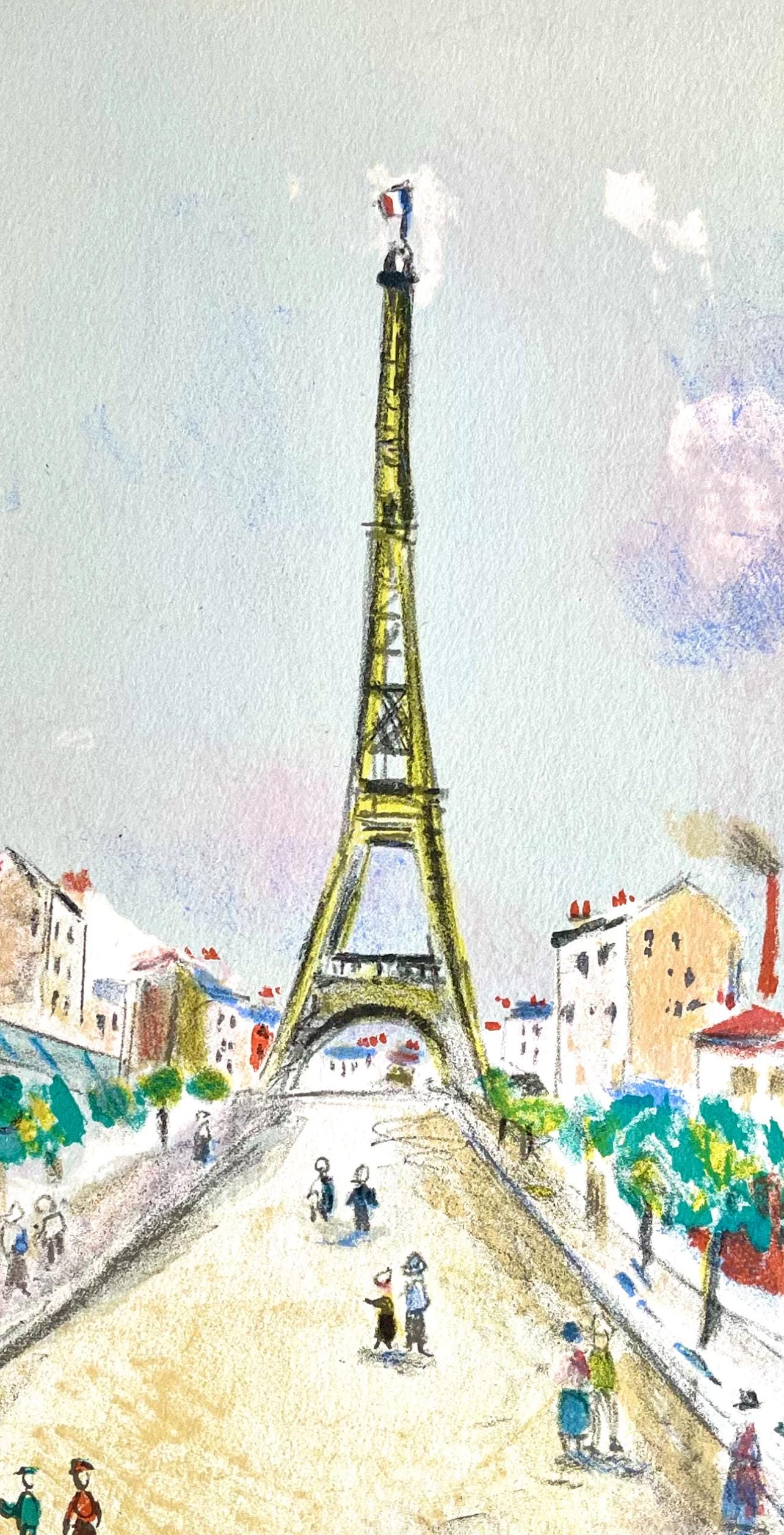 Maurice Utrillo, La Tour Eiffel, Paris Capitale, Limited Edition
