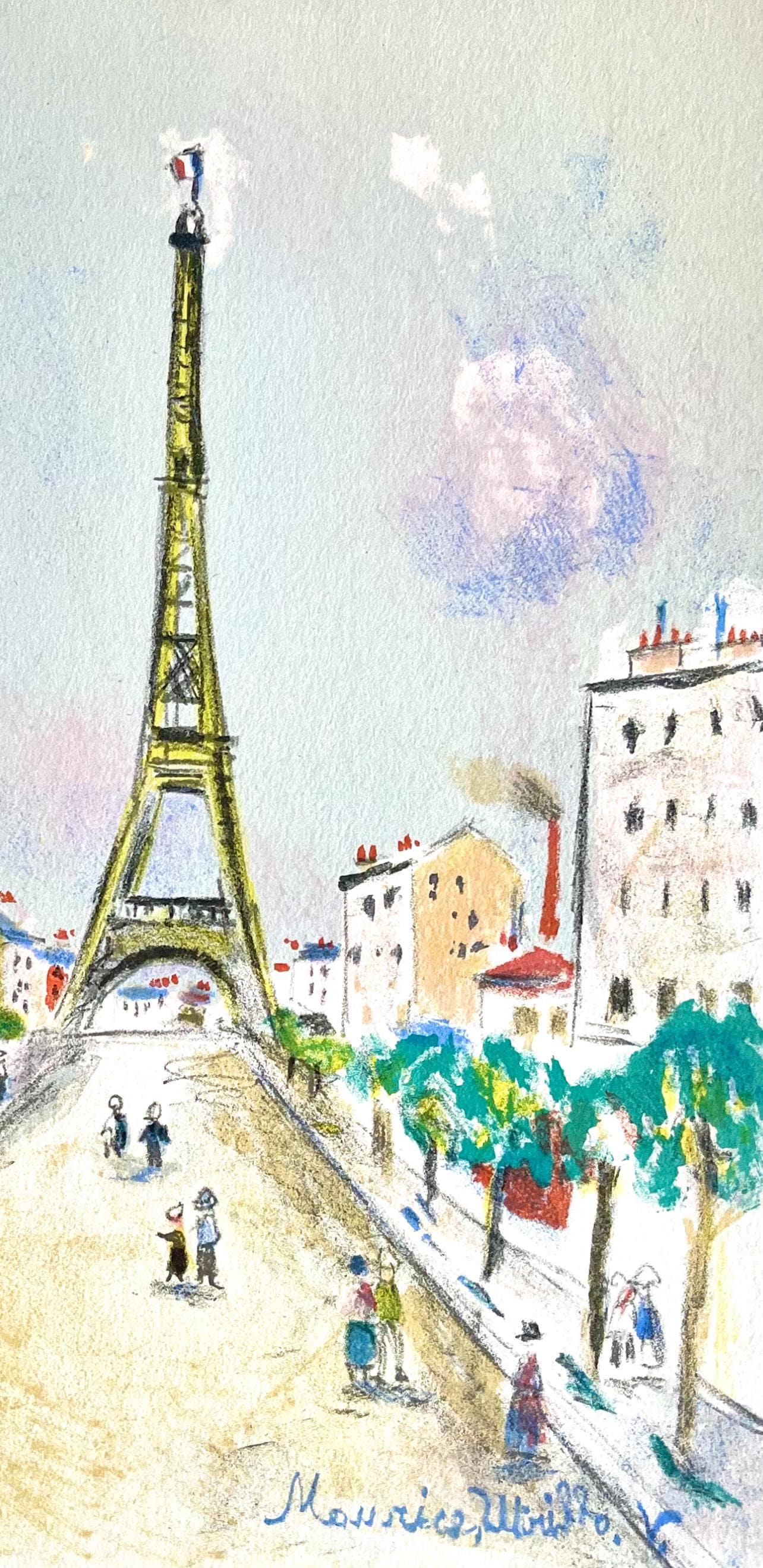 Maurice Utrillo, La Tour Eiffel, Paris Capitale, Limited Edition