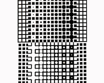 Victor Vasarely, Composition, Corpusculaires, Limited Edition Héliogravure