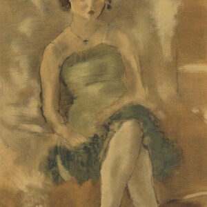 Jules Pascin - La Mélancolique (1909) Hand Painted Museum Quality