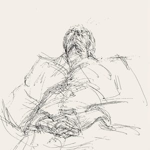 アルベルト・ジャコメッティ、ジョルジュ・ブラック le 31 août 1963、l’Hommage à Georges Braque、Derrière le miroir、限定版リトグラフ