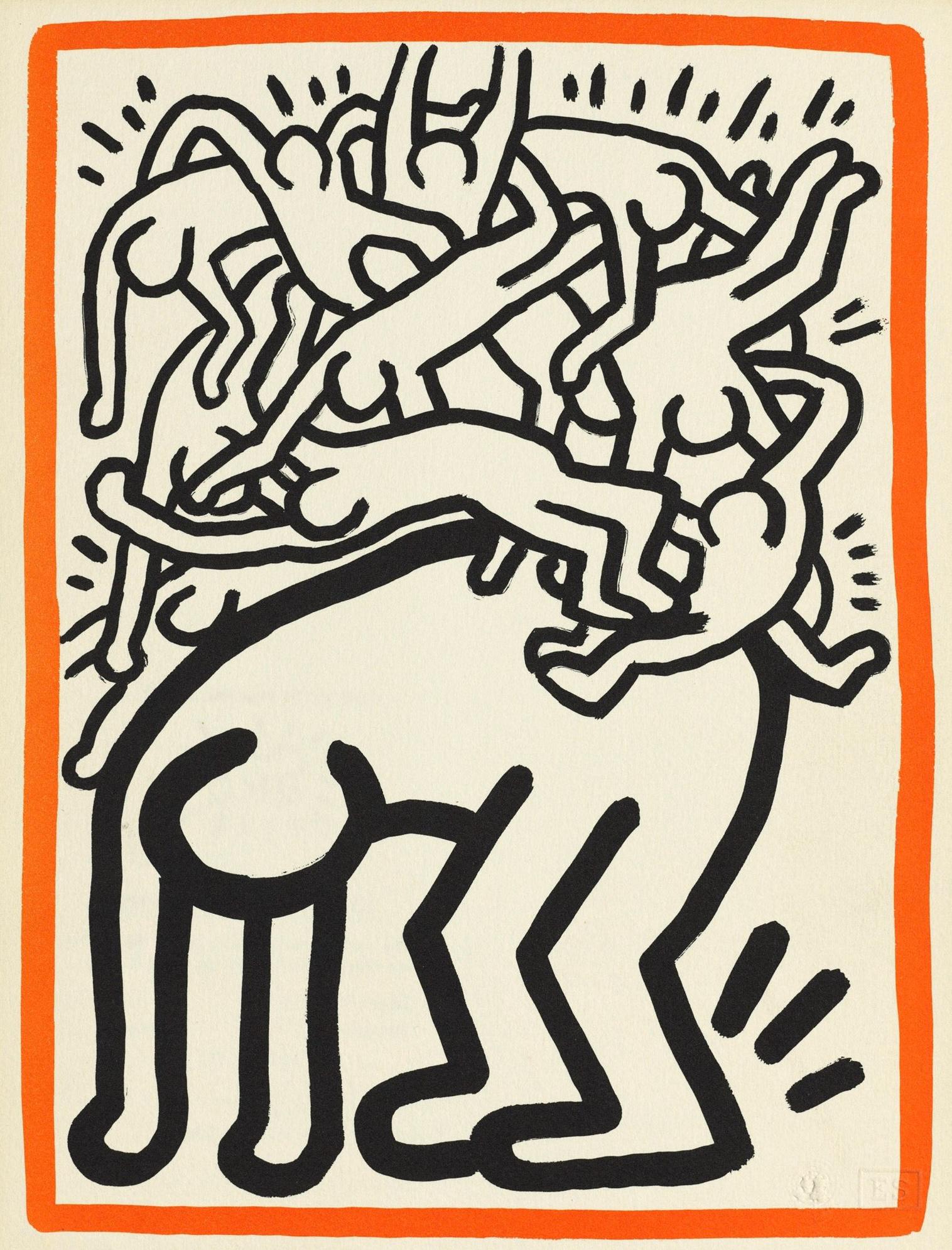 トップス Keith Haring AIDS DANCE-A-THON 1994 XL Rare 1994 Aids Dance-a-thon Keith Haring Sweatshirt Shirt