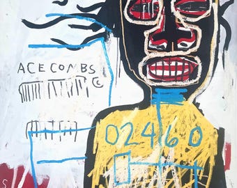 Jean-Michel Basquiat, Selbstporträt als Ferse, offizielle Ausgabe Archival Pigment Print
