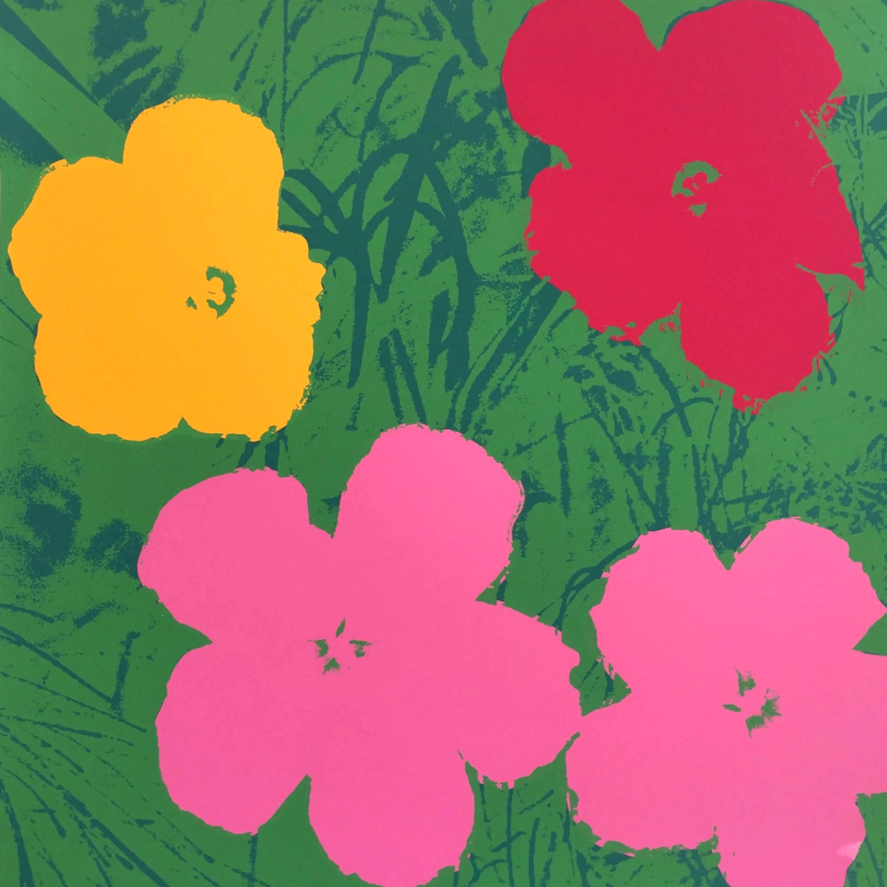 Andy Warhol, Flowers, Nº68, Official Edition, Sunday B. Morning