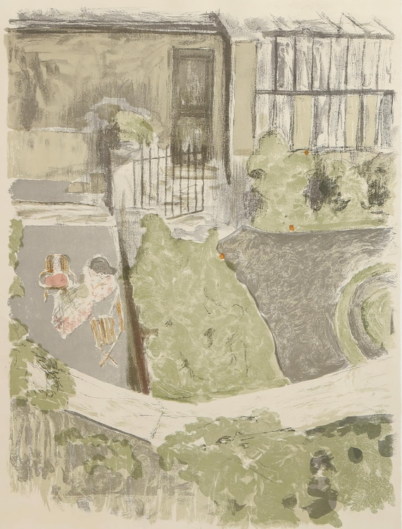 Jean-edouard Vuillard, the Garden in Front of the Studio, From the