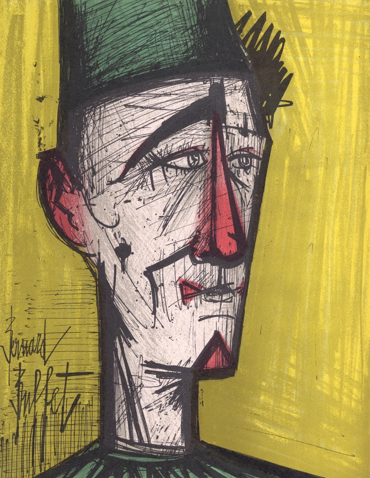 Bernard buffet clown - Etsy 日本