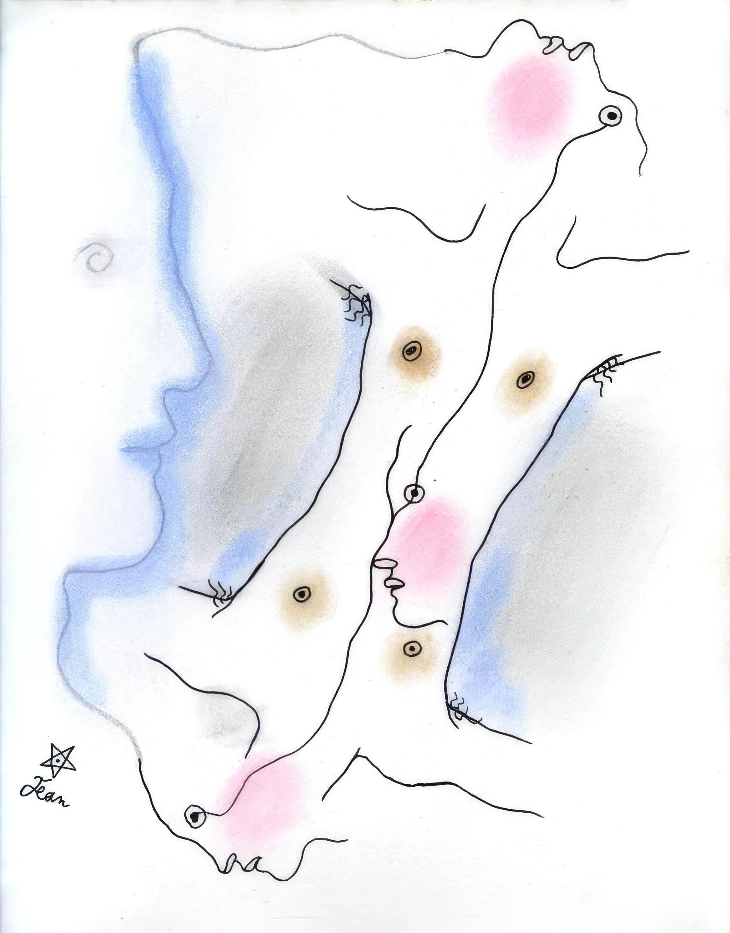 Jean Cocteau, Untitled, from The White Book, Limited Edition