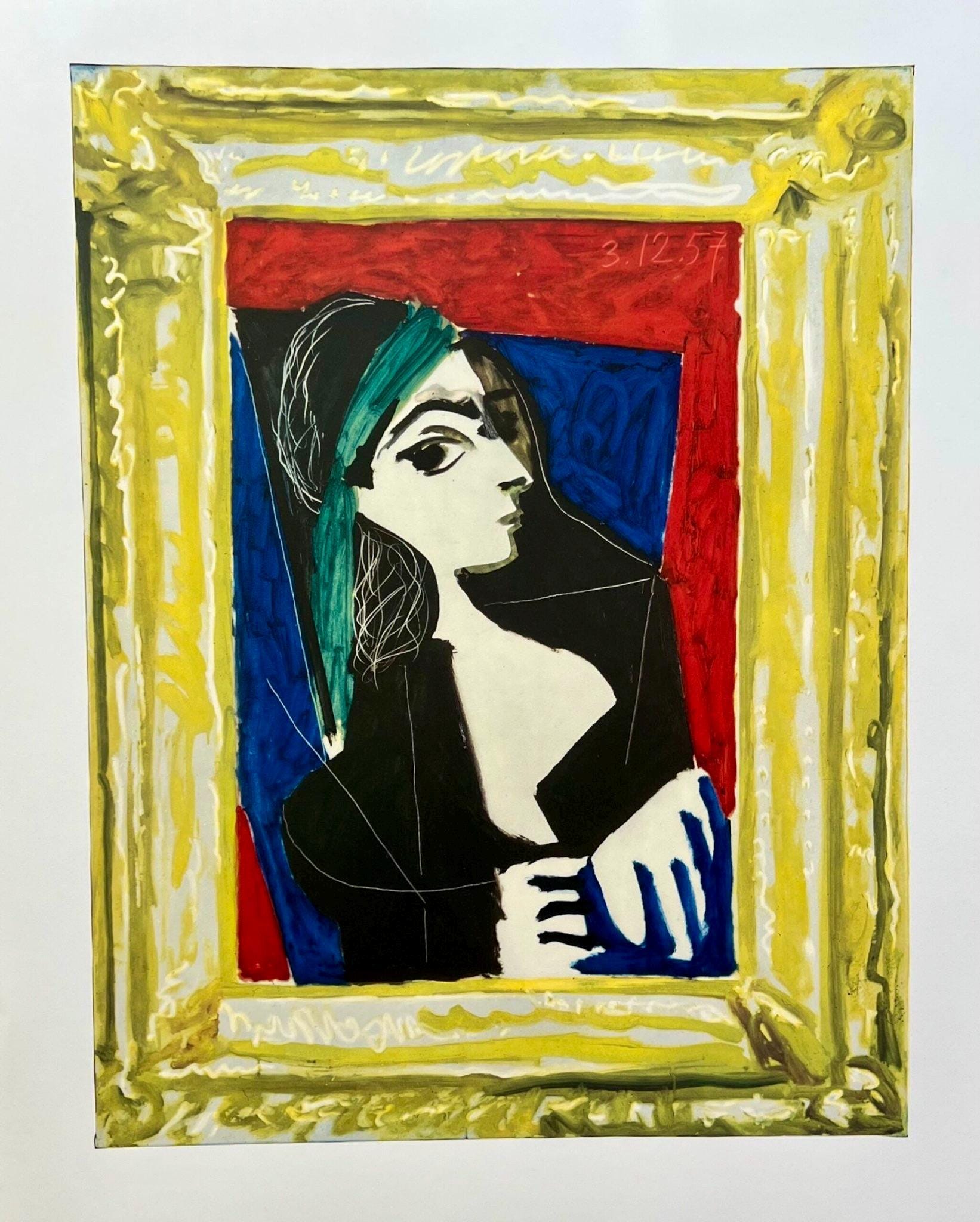 Pablo Picasso, Jacqueline, Original Edition Lithograph - Etsy