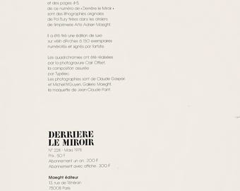 Pol Bury, Composition, Derrière Le Miroir, Limited Edition
