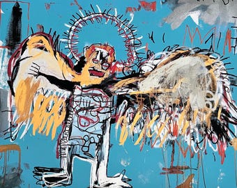 Jean-Michel Basquiat, Gefallener Engel, offizielle Ausgabe Archival Pigment Print